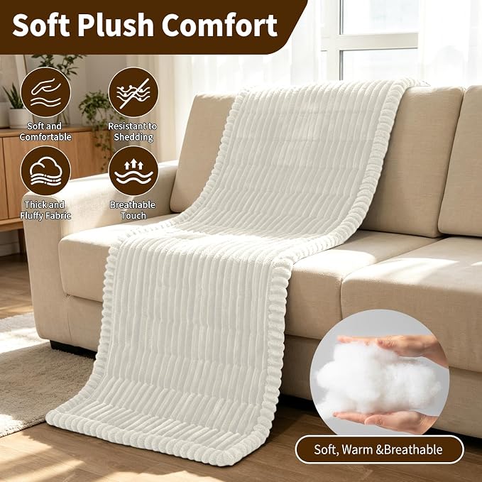 Leakproof Couch Cover for Dogs, Non Slip Washable Sofa Protector | Stain-Resistant Window Seat Cushions Chair Mat Car Seat Cover for Kids Pets (Off-White 27.6" x 82.7")