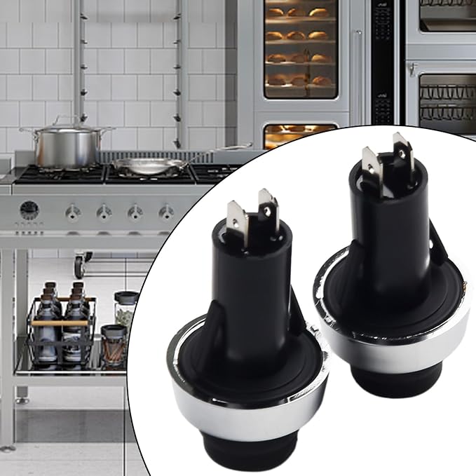 2-Pack Light Switch for Replacement Parts Grills Models 70189 40264001, Compatible with Summit E-470 E-670 S-460 S-470 S-660 S-670, Accent Button Lighted Knobs
