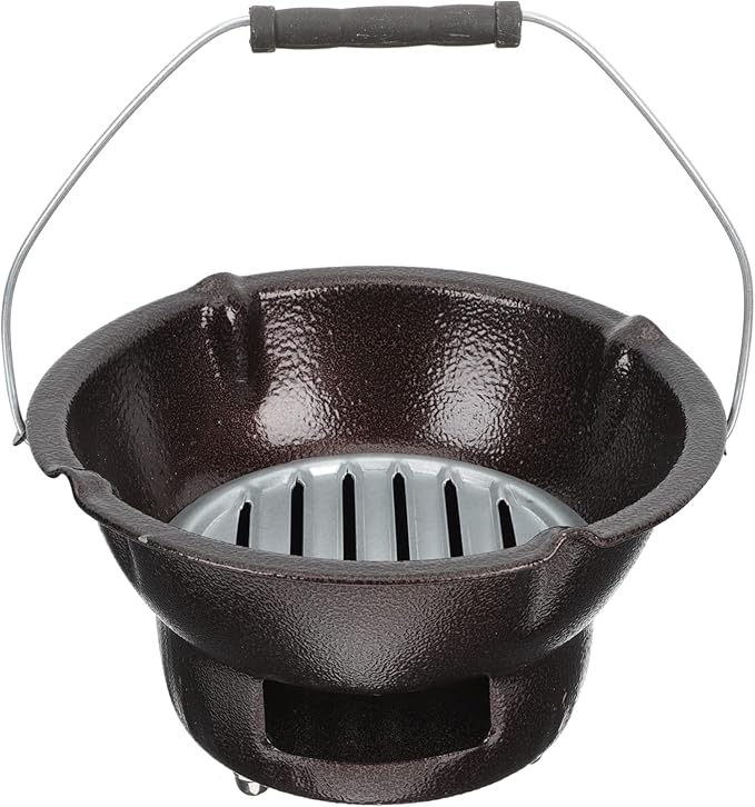 Portable Charcoal Grill Cast Iron: Tabletop Charcoal BBQ Portable Grill Stove Barbecue Burner 1 Set Coffee