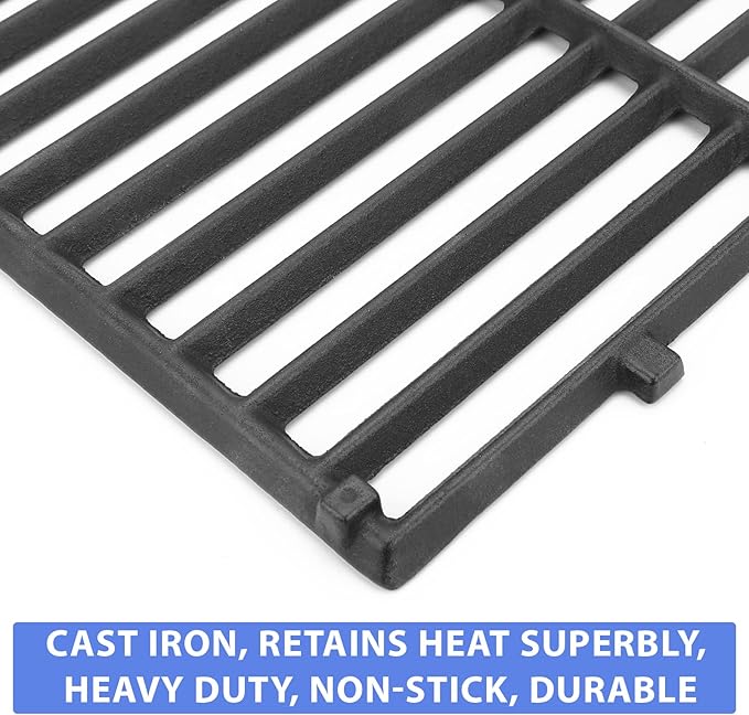 Genesis II Grill Parts for Weber Flavorizer Bars 66032 & Cast Iron Cooking Grates 66095 for Weber GS4 Replacement Parts Genesis II E/S-310 E-315 E-325 E-330 S-335 for Weber Genesis 2 Grill Grates