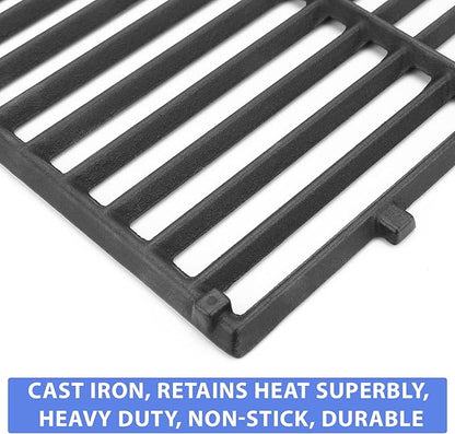 Genesis II Grill Parts for Weber Flavorizer Bars 66032 & Cast Iron Cooking Grates 66095 for Weber GS4 Replacement Parts Genesis II E/S-310 E-315 E-325 E-330 S-335 for Weber Genesis 2 Grill Grates