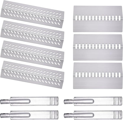 16516 16631 16520 Grill Burner for 4 Burners Bull Grill Replacement Parts Angus 47628, 47629, Steer Premium 69008, 69009, Outlaw 26038, 26039, Cal Flame G3 G4 P4, Grill Heat Plates Accessories