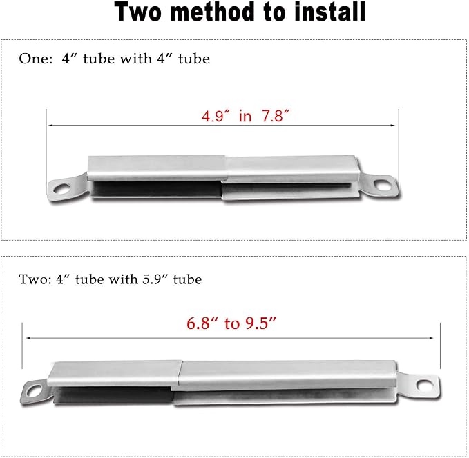 Hisencn Grill Replacement Parts for Kenmore 146.34611410, 146.46372610, 146.23673310, 146.34461410, 146.10016510, 146.16198211, 146.46366610, 146.16142210 Grill Burner, Heat Plate, Ignitor & Crossover