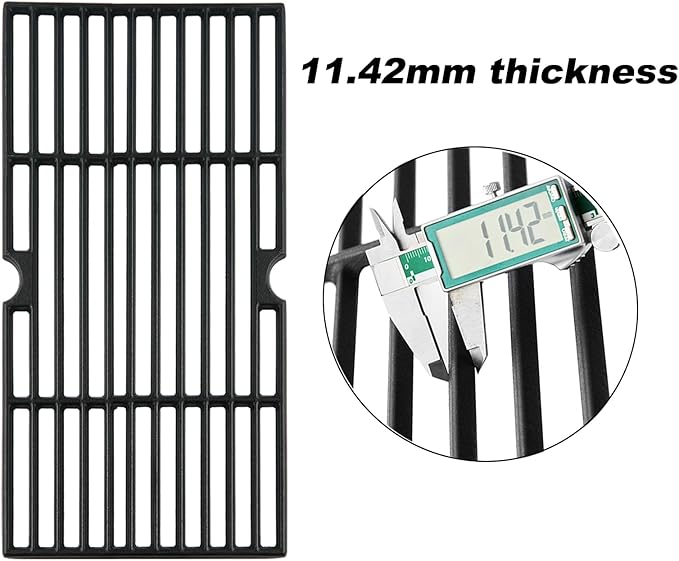 DGF510SBP Grill Grates Replacement Parts for Dyna Glo DGF510SSP DGF510SSP-D BHG Gas Grill Parts BH15-101-099-02 GBC1462W BH13-101-099-01 BY15-101-001-02 Backyard Grill Cooking Grates Cast Iron Grids