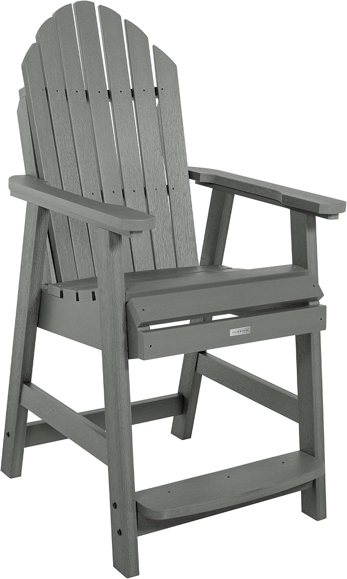 highwood 5 Piece Hamilton Square Counter Height Dining Set, Coastal Teak