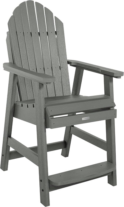 highwood 5 Piece Hamilton Square Counter Height Dining Set, Coastal Teak
