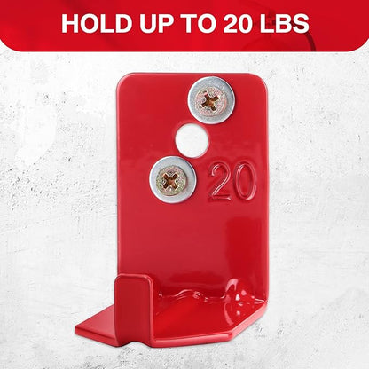 Queekay 40 Pack Fire Extinguisher Mount Universal Bracket 5 to 40 lb Fire Extinguisher Holder Wall Hook Hanger (Novelty Style)