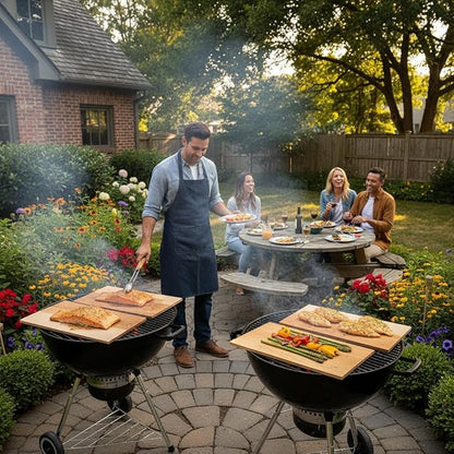 Bigger 13 PK, Cedar Planks For Grilling Salmon,11"x 5.5" Better Smoking, Add Best Smoky Flavor To Salmon, Veggies, Restaurant Quantity