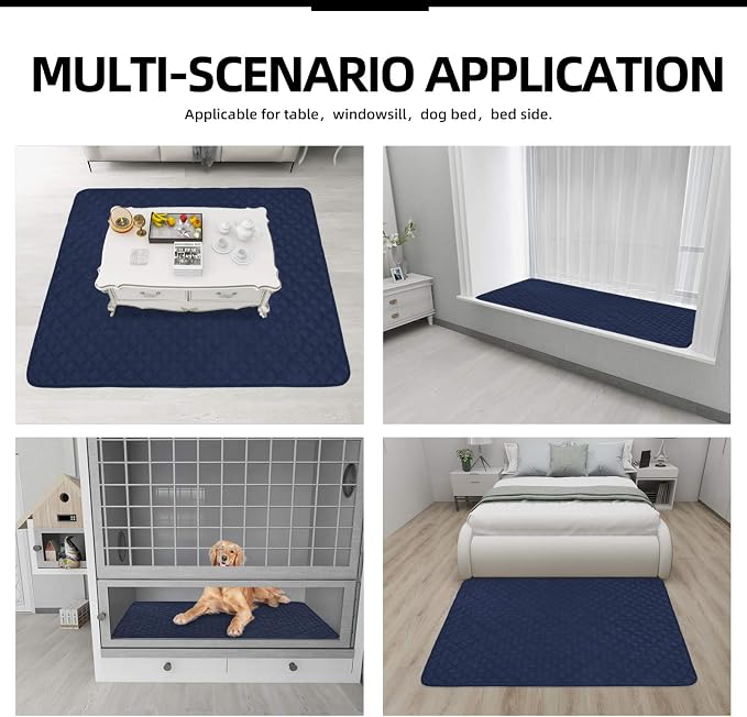 Easy-Going Sectional Couch Covers for Dogs L Shape Sofa Cover Reversible Sofa Slipcover Chaise Lounge Cover Furniture Protector Cover for Pets Dog Cat (42 x 68 inches, Navy/Navy) | Soft Sofa Slipcover For Dogs, Fits Left/Right Chaise Lounge Protector, ...