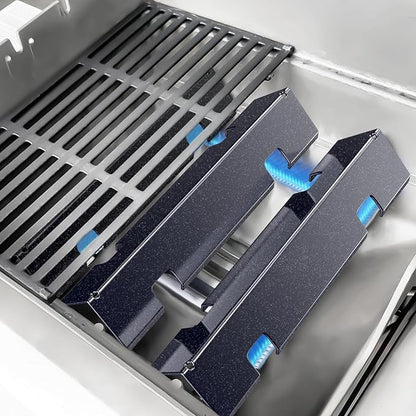 for Weber Spirit 2 Grill Parts, 15.3" Flavorizer Bars for Weber Spirit 2, GS4 Spirit II 200, Spirit II E210 S210 E215 E220 S220 with Front Mounted Control Grill, 16GA Porcelain Enameled Heat Plates