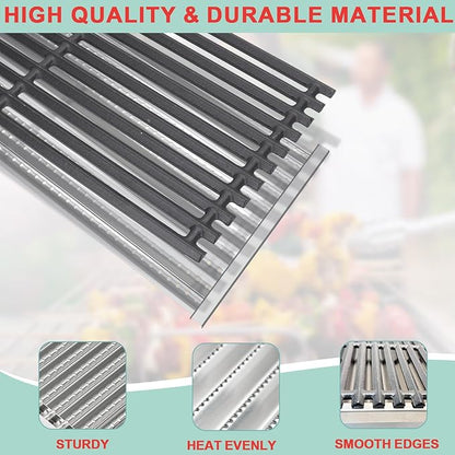 G533-0009-W1 Emitter Plates and Cooking Grates for Charbroil Commercial TRU-Infrared 4 Burner Grill 463242715 463242716 463276016 466242815 463257520, Replacement Parts for Charbroil G533-2200-W1