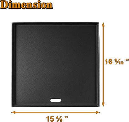 7672 Crafted Griddle Grill Replacement Parts for Weber Genesis Crafted Flat Top Griddle 2022+ EX-325S E-325S SX-325S Genesis II 300 400 Spirit 200 300 Series Smokefire EX4 EX6 Cast Iron Grill Plate