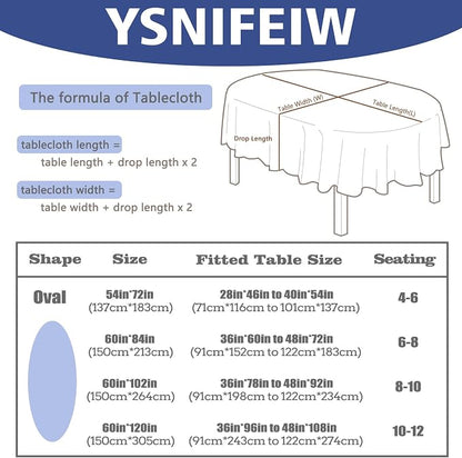 Outdoor Tablecloth with Umbrella Hole Elegant Zipper Patio Table Cloth for Outdoor Patio Garden Yard Decor