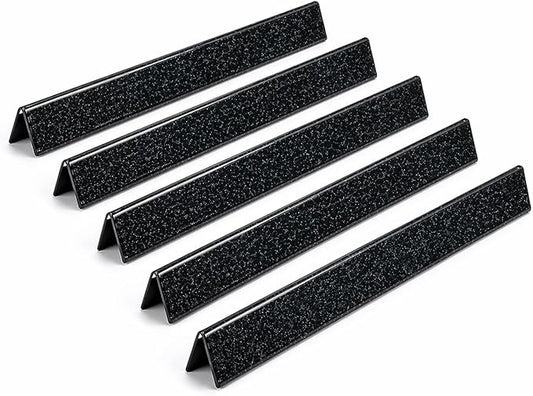 24.5" Flavorizer Bars for Weber Genesis 300 Series (2007–2010), 16GA Porcelain-Enameled Steel Heat Plates Replacement for Weber 7539 7540, Fits E310 E320 S310 S320 EP310 EP320, 5-Pack Grill Parts