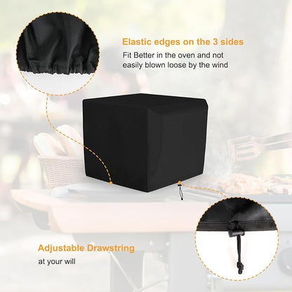 Pizza Oven Cover for Ninja OO101 Series, Waterproof Cover for Ninja Woodfire Outdoor Grill, 600D Oxford Heavy Duty & Weatherproof Dustproof-23'' Lx 18'' Wx 15.5''H