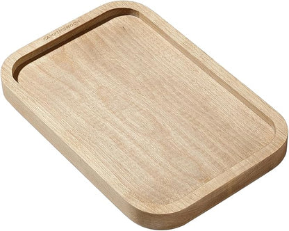 CAMPINGMOON Mess Tin Cutting Board 7.2'' x 4.8'' Wooden Cooking Cutting Plate Coaster Pot Holder YM-2013