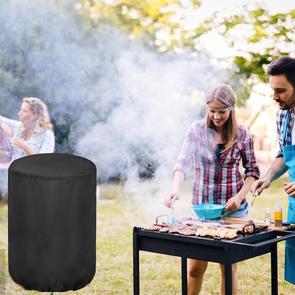 Smoker Cover Fit for Charbroil The Big Easy 3-in-1 Smoker | Waterproof Grill Cover Outdoor Smoker Covers (23" D x 23.5" W x 36" H)