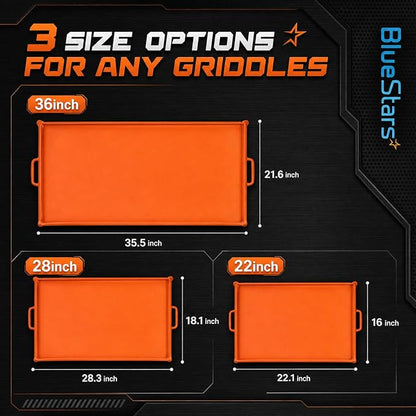 [Upgraded EasyGrip] 36" Silicone Griddle Cover Mat for Blackstone 36" Inch Grill | EasyGrip, Heavy-Duty Food-Grade Protection, Rust-Free, Blackstone Griddle Accessories, Fathers Gifts for Men