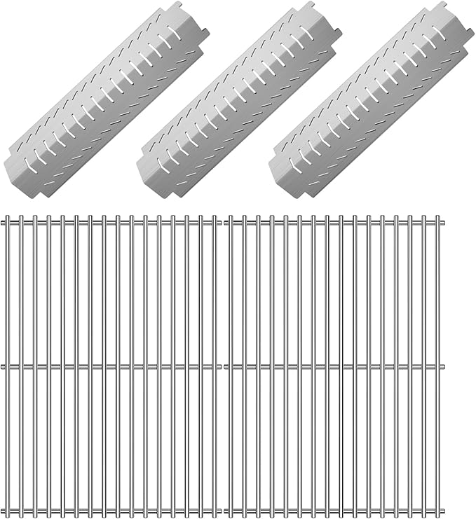 Kalomo Grill Grates Grill Replacement Parts for Kirkland 463230703, Charbroil 463252105, Centro 4000, 85-1095-6, Thermos 461230403, 461246804, Front Avenue, Stainless Steel Cook Grid BBQ Accessories
