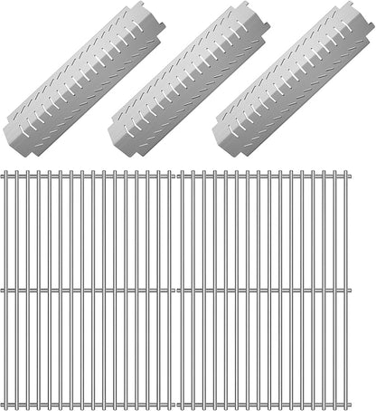 Kalomo Grill Grates Grill Replacement Parts for Kirkland 463230703, Charbroil 463252105, Centro 4000, 85-1095-6, Thermos 461230403, 461246804, Front Avenue, Stainless Steel Cook Grid BBQ Accessories