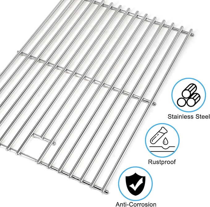 Grill Replacement Parts for Cuisinart GAS9456AS GAS9456ASO, Grill Burners & Heat Tents & Grill Grates for Cuisinart 4 Burner Gas Grill GAS9456AS