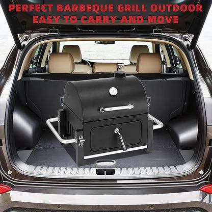 Kendane Portable Charcoal Grill with 314 Square Inch Cooking Area,Compact Tabletop Charcoal Grill with Warming Rack,Small BBQ Grill with Charcoal Tray for Outdoor Camping, Picnic