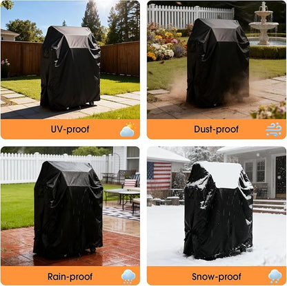 Outdoor Grill Cover for Nexgrill 810-0063 Charcoal Grill, Waterproof Outdoor BBQ Griddle Cover - 34" W x 24" D x 44" H