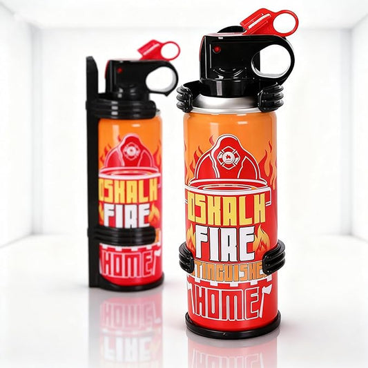 2PCS Mini Fire Extinguishers for Vehicle & Home & Kitchen- Small Portable Car Fire Extinguisher Kit with Brackets - Stay Safe Emergency Suppression for Motorcycle & RV & Kitchen