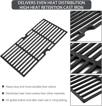 Charbrofire 463335517 463342119 Grill Replacement Parts for Charbroil Grill Grates Heat Plates Tube 4 Burner 463376017 463342118 463347418 895417 463347518 463347519 G470-5200-W1