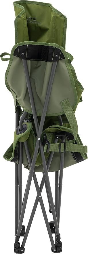 ALPS Mountaineering Escape Lounge Camping Chairs for Adults with Footrest and Adjustable Armrests, Sturdy Steel Frame, Compact Foldable Design, and Carry Bag