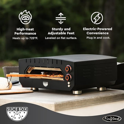 Fire Sense 67970 Slice Box Outdoor Electric Pizza Oven
