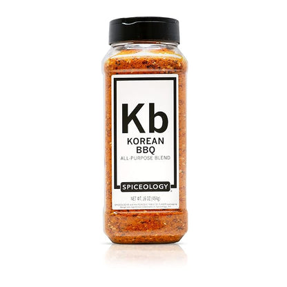 Spiceology Korean BBQ Seasoning, 16 oz | Sweet & Savory Asian Rub For BBQ, Bulgogi, Ramen, Stir Fry, For Steak, Pork & Chicken