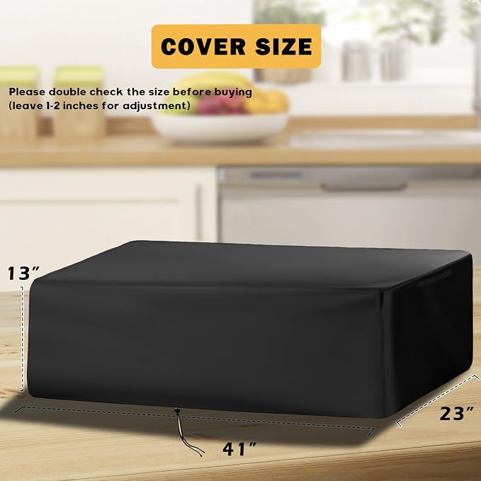 Grill Cover for Blackstone 1860 2225 On The Go Range Top Combo Griddle, Heavy-Duty 600D Tabletop BBQ Cover for Blackstone 22 inch Camping Griddle
