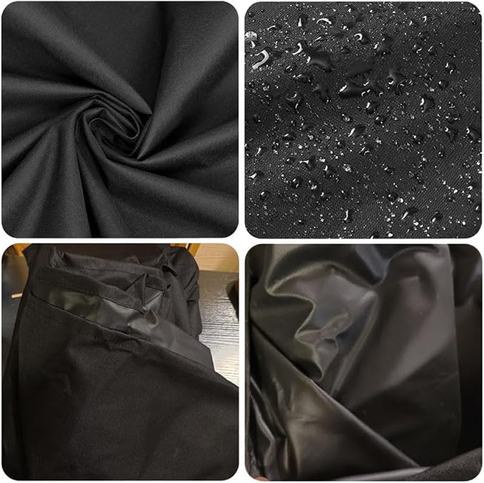 ZJYWSCH Grill Cover for Pit Boss Charleston 1020 DX Pellet Grill Gas Griddle Combo PB1020NX Heavy Duty 600D PitBoss Charleston Onyx 1020 Competition Combo Grill Cover Waterproof