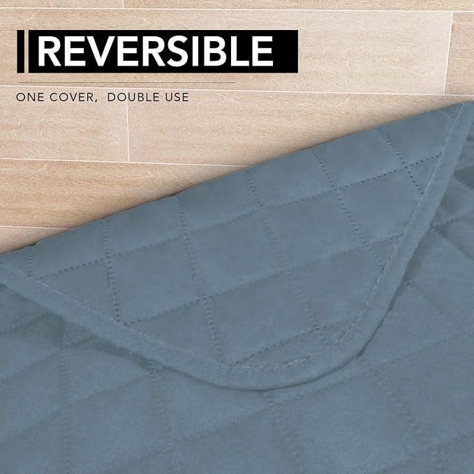Easy-Going Sectional Couch Covers for Dogs L Shape Sofa Cover Reversible Sofa Slipcover Chaise Lounge Cover Furniture Protector Cover for Pets Dog Cat (42 x 52 inches, Light Blue/Light Blue) | Soft Sofa Slipcover For Dogs, Fits Left/Right Chaise Lounge...