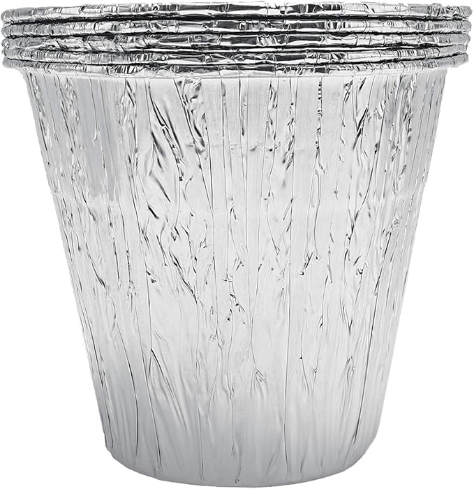 Aluminum Disposable Grease Bucket Liner Replacement Parts for Pit Boss 67292, Camp Chef, Oklahoma Joe's 9518545P06, Rec Tec, Traeger, Pit Boss Accessories, 5-Pack