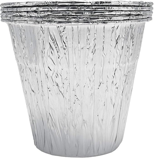 Aluminum Disposable Grease Bucket Liner Replacement Parts for Pit Boss 67292, Camp Chef, Oklahoma Joe's 9518545P06, Rec Tec, Traeger, Pit Boss Accessories, 5-Pack