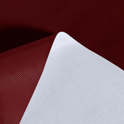 sancua 100% Waterproof Vinyl Tablecloth Table Cloth 60 Inch Round, Burgundy | Oil Spill Proof, PVC Material, Wipe Clean Table Cover for Dining Tables, Buffet Parties and Camping