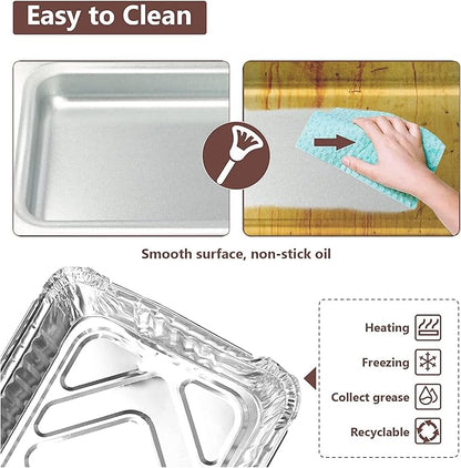 Uniflasy 67047 Catch Pan for Weber Spirit/Spirit II 200/300 Genesis and Genesis II LX200/300 Series Grill for Weber Traveler Drip Tray with 6415 Aluminum Liner, Replacement for Weber 67047 83156 6415
