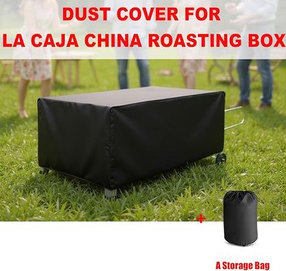 Cover for La Caja China Roasting Box, Compatible with #1 & #2 & SP Models Pig Roaster Grill, Made of Heavy-Duty 600D Oxford, All Weather Waterproof Covers
