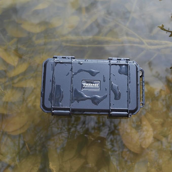 Harnds Waterproof Box Mini Hard Case Small Dry Box Waterproof Storage Case for Outdoor Sports Survival Equipment EDC Tools