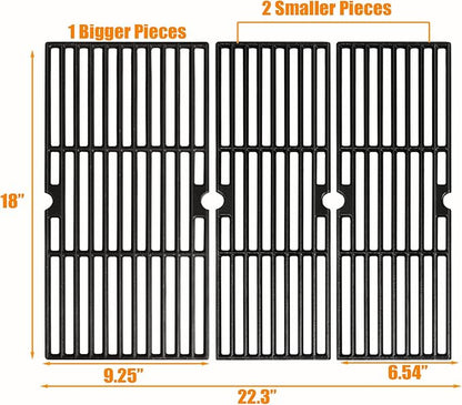 Hisencn Grill Replacement Parts for Charbroil Performance 475 4 Burner 463377319 463376419, 463376319, G470-5200-W1 Burner, G470-0004-W1A Heat Plates and Cooking Grates