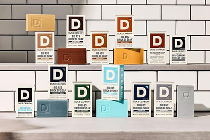Duke Cannon Big Brick of Soap for Men, 3-Pack Variety – Triple Milled, 10oz Bars – Long-Lasting Mens Bar Soap with Natural Oils, Includes Bourbon, Citrus Cedar, High Country Scents