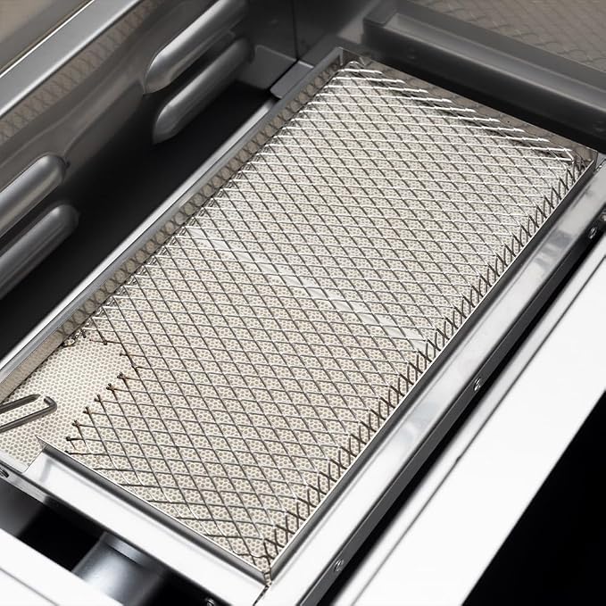 Spire Built-in 18000BTUs Searing Side Burner with Lid, Stainless Steel | Offers Drop-In Side Burner, Outdoor Propane Grill & Cooking, Convertible to Natural Gas, for BBQ Grill Island
