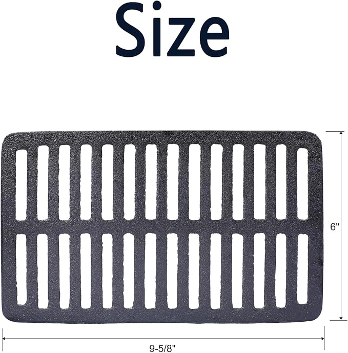 Cast Iron Hibachi Grill & Skillet Combo, Portable Charcoal Hibachi Grills, Compact Camping Charcoal Cooker for Tailgating, Picnics & Hunting (B)