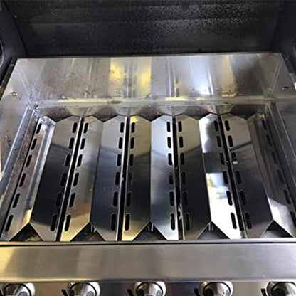 Stainless Steel Repair Kit Replacement Parts for Nexgrill 720-0025, 720-0234, 720-0289, Charmglow 720-0234, 720-0289, Kirkland 720-0025 Grill Burner Tube, Heat Plates
