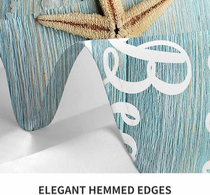 TKS MITLAN Tablecloth Life is Better is The Beach Table Cloth Rectangle Table 60 x 84 Inch Summer Sand Sea Shells Starfishes Kitchen Decorations for Home Dinner Party