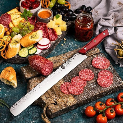 Dream Reach Brisket Knife, 12" Carving & Slicing Knife for Meat Cutting Ultra Sharp Full Tang Meat Knives with Ergonomic Handle Gift Box, Christmas Gifts for Men Women