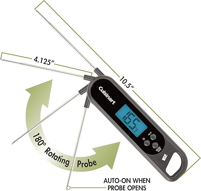 Cuisinart CSG-300, Instant Read Folding Thermometer