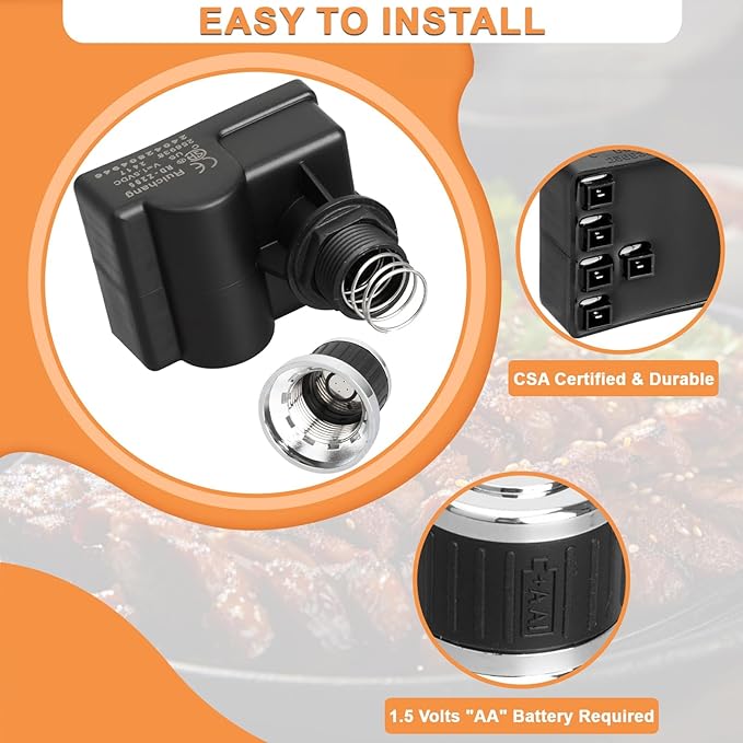 5 Outlet Pulse Igniter for Nexgrill Replacement Parts, Nexgrill Igniter DHL-128-5Q Nexgrill Grill Parts 720-0830X 720-0830H 720-0925P 720-0888S 720-0882A,Nexgrill 720-0958A 720-0830HR Tact Push Button